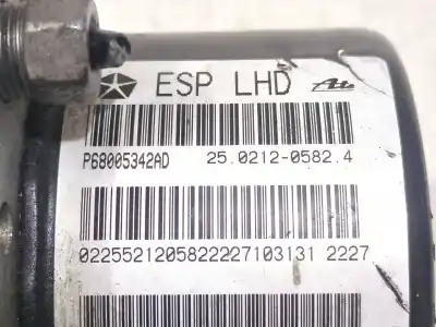 Second-hand car spare part abs for chrysler sebring (js) 2.4 vvt oem iam references p68005342ad 25021205824  