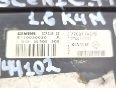 Gebrauchtes Autoersatzteil steuergerät für einspritzanlage zum renault megane scénic (ja0/1_) 1.6 16v (ja0b ja04 ja11 ja00) oem-iam-referenzen s110030030a  