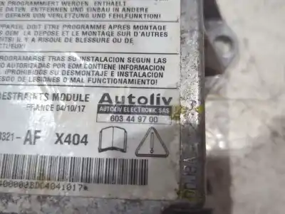 Peça sobressalente para automóvel em segunda mão centralina de airbag por jaguar x-type 2.0 d referências oem iam 603449700  