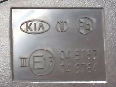 Peça sobressalente para automóvel em segunda mão espelho retrovisor direito por kia ceed (cd) 1.0 t-gdi referências oem iam e13049783  