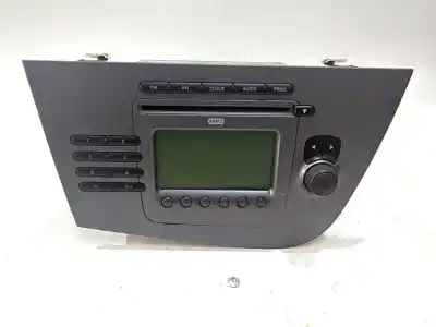 Peça sobressalente para automóvel em segunda mão sistema de áudio / rádio cd por seat leon (1p1) 2.0 tdi referências oem iam 7646546366