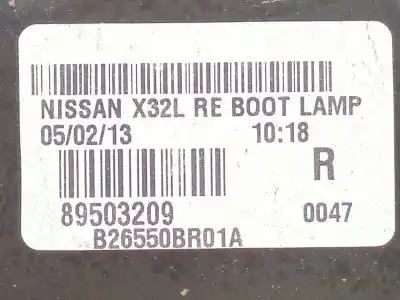 Автозапчастина б/у правий ліхтар в дверях для nissan qashqai / qashqai +2 i (j10, nj10, jj10e) 1.6 dci a las 4 ruedas посилання на oem iam 89503209 b26550br01a  