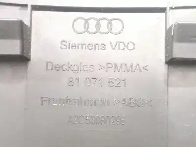 Автозапчастина б/у панель інструментів для audi a3 (8l) (09.1996->) 1.9 tdi ambiente [1.9 ltr. - 74 kw tdi] посилання на oem iam 110080297011  