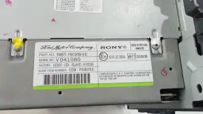 Second-hand car spare part audio system / radio cd for ford focus ii (da_, hcp, dp) 1.6 tdci oem iam references 7m5t18c939ee  
