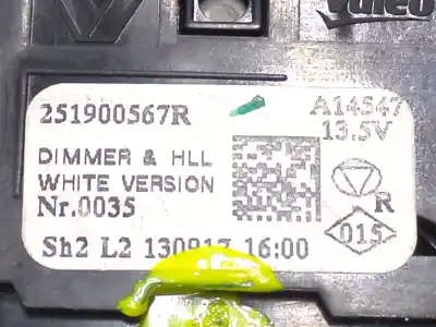 Second-hand car spare part multifunction switch for renault captur i (j5_, h5_) 1.5 dci 110 oem iam references 251900567r  