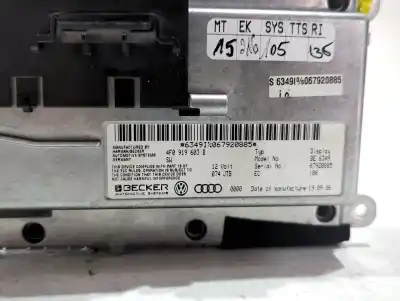 Second-hand car spare part multifunction display for audi a6 berlina (4f2) 2.0 16v tfsi oem iam references 4f0919603b  