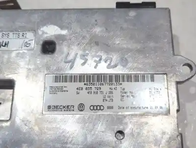 Second-hand car spare part electronic module for audi a6 berlina (4f2) 2.0 16v tfsi oem iam references 4e0035729  
