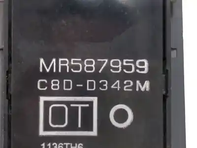 Автозапчастина б/у передні вікний вмикач для mitsubishi colt vi (z3_a, z2_a) 1.1 (z31a, z32a) посилання на oem iam mr587959  