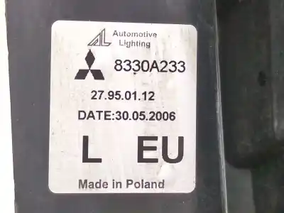 Автозапчасти б/у левый задний фонарь за mitsubishi colt vi (z3_a, z2_a) 1.1 (z31a, z32a) ссылки oem iam 8330a233 27950112  