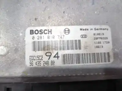 Second-hand car spare part injection pump control unit for peugeot 307 (3a/c) 2.0 hdi 90 oem iam references 0281010747  