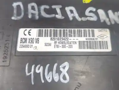 Second-hand car spare part electronic module for dacia sandero ii 1.2 oem iam references 8201029422  