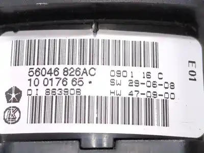 Peça sobressalente para automóvel em segunda mão botão / interruptor elevador vidro dianteiro esquerdo por fiat freemont (345_) 2.0 jtd 4x4 referências oem iam 56046826ac  
