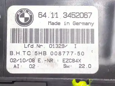 Peça sobressalente para automóvel em segunda mão comando de sofagem (chauffage / ar condicionado) por bmw x3 (e83) 2.0 sd referências oem iam 64113452067  