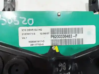 Автозапчастина б/у панель інструментів для renault kangoo (f/kc0) 1.5 dci diesel 68 cv / 50 kw посилання на oem iam 216781715  