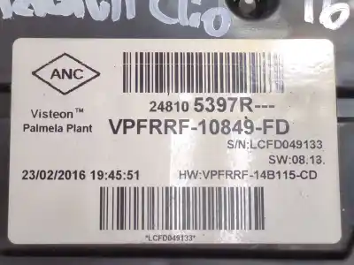 Автозапчастина б/у панель інструментів для renault clio iv (bh_) 1.5 dci 90 посилання на oem iam 248105397r  