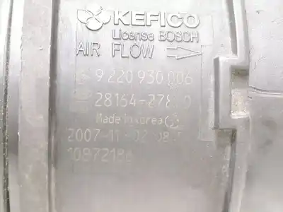 Peça sobressalente para automóvel em segunda mão medidor de massa de ar por kia ceed (ed) 2.0 emotion [2.0 ltr. - 103 kw crdi] referências oem iam 9220930006 2816427800  