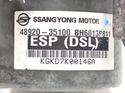 Second-hand car spare part abs for ssangyong tivoli 1.6 xdi 160 oem iam references 4892035100 be6003p802  