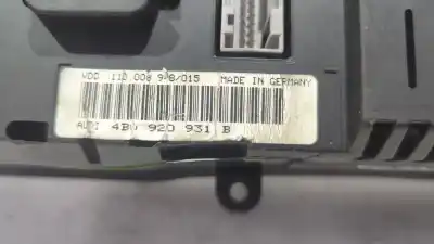 Pezzo di ricambio per auto di seconda mano pannello degli strumenti per audi a6 c5 (4b2) 2.5 tdi riferimenti oem iam 4b0920931b  