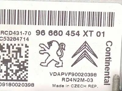 Piesă de schimb auto la mâna a doua sistem audio / cd radio casetofon pentru peugeot 207/207+ (wa_, wc_) 1.4 hdi referințe oem iam 96660454xt   Piesă de schimb auto la mâna a doua sistem audio / cd radio casetofon pentru peugeot 207/207+ (wa_, wc_) 1.4 hdi referințe oem iam 96660454xt