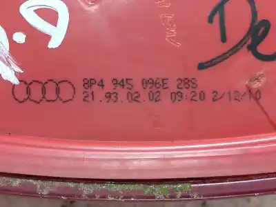 Pezzo di ricambio per auto di seconda mano luci posteriori destra per audi a3 (8p1) 1.6 tdi riferimenti oem iam 8p4945096e  