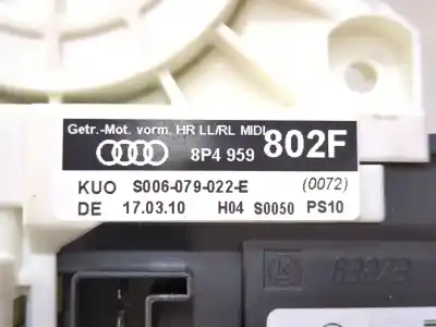 Автозапчасти б/у мотор заднего правого стекла за audi a3 (8p1) 1.6 tdi ссылки oem iam 8p4959802f e840311203  