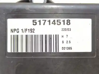 Pezzo di ricambio per auto di seconda mano modulo elettronico per fiat stilo (192_) 1.9 jtd (192_xe1a) riferimenti oem iam 51714518  