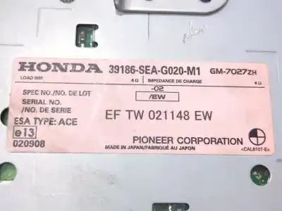 Автозапчасти б/у электронный модуль за honda accord vii (cl, cn) 2.2 i-ctdi (cn1) ссылки oem iam 39186seag020m1  