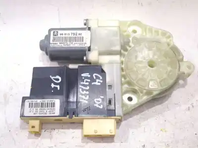 Peça sobressalente para automóvel em segunda mão motor elevador vidro dianteiro esquerdo por citroen c4 i (lc_) 1.6 hdi referências oem iam 9681575280