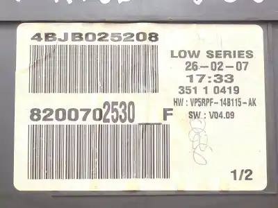 Peça sobressalente para automóvel em segunda mão quadrante por renault megane ii (bm0/1_, cm0/1_) 1.5 dci (bm1e cm1e) referências oem iam 8200702530f  