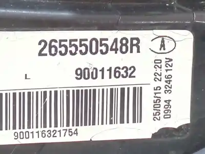 Pezzo di ricambio per auto di seconda mano lampada posteriore sinistra per renault megane iii fastback (bz0/1_, b3_) 1.5 dci (bz09, bz0d, bz1w, bz29, bz14) riferimenti oem iam 265550548r   Pezzo di ricambio per auto di seconda mano lampada posteriore sinistra per renault megane iii fastback (bz0/1_, b3_) 1.5 dci (bz09, bz0d, bz1w, bz29, bz14) riferimenti oem iam 265550548r