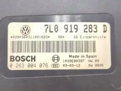Peça sobressalente para automóvel em segunda mão módulo eletrônico por porsche cayenne (typ 9pa) turbo referências oem iam 7l0919283d 0263004076  