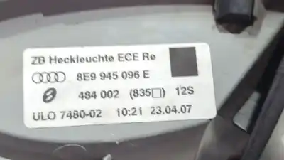 Peça sobressalente para automóvel em segunda mão farolim traseiro direito por audi a4 b8 (8k2) 2.0 tdi referências oem iam 8e9945096e  