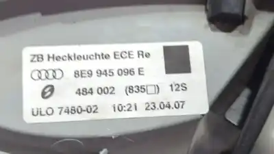 Pièce détachée automobile d'occasion feu arrière droit pour audi a4 b8 (8k2) 2.0 tdi références oem iam 8e9945096e  