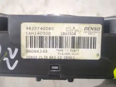 Second-hand car spare part climate control for citroen c-elysee (dd_) 1.5 bluehdi 100 oem iam references 9823740080  