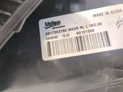 Second-hand car spare part left tailgate light for citroen c-elysee (dd_) 1.5 bluehdi 100 oem iam references 9817303780  