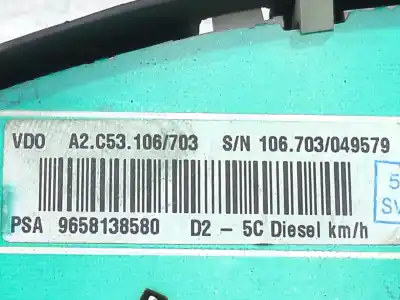 Автозапчастина б/у панель інструментів для peugeot 407 sw (6e_) 2.0 hdi 135 посилання на oem iam 9658138580 a2c53106703  