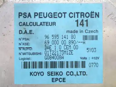 Second-hand car spare part electronic module for citroen c3 i (fc_, fn_) 1.4 hdi oem iam references 9659514180 6900000890a  