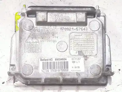 Pezzo di ricambio per auto di seconda mano CENTRALINA FARI XENON per BMW 1 (E81)  Riferimenti OEM IAM 89034934  