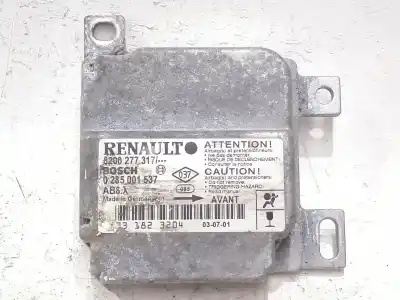Second-hand car spare part Airbag Control Unit for RENAULT CLIO II FASE II (B/CB0) 1.4 16V OEM IAM references 8200277317 0285001537  