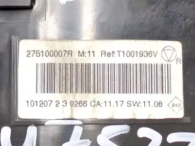 Автозапчастина б/у клімат-контроль для renault megane iii fastback (bz0/1_, b3_) 1.9 dci (bz0n, bz0j) посилання на oem iam 275100007r t1001936v  