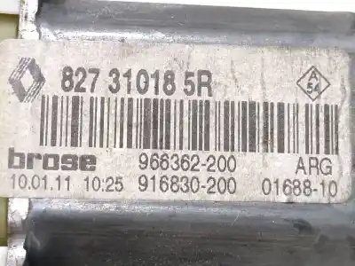 Автозапчастина б/у двиг скла задне ліво для renault megane iii fastback (bz0/1_, b3_) 1.9 dci (bz0n, bz0j) посилання на oem iam 827310185r 910836200  
