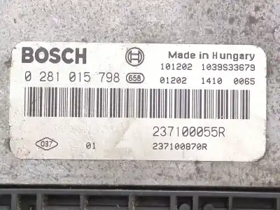 Автозапчасти б/у блок управления тнвд за renault megane iii fastback (bz0/1_, b3_) 1.9 dci (bz0n, bz0j) ссылки oem iam 0281015798 237100870r  