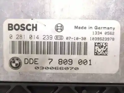 Second-hand car spare part injection pump control unit for bmw 1 (e81) 118 d oem iam references 0281014239 dde7809001  