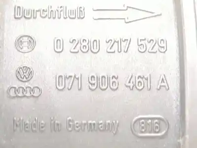 Автозапчастина б/у витратомір повітря для audi a3 (8l1) 1.9 tdi посилання на oem iam 1j0129574ad 0280217529  