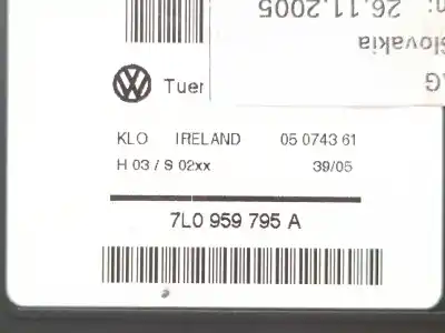 Автозапчастина б/у двигатель переднього ліва вікна для porsche cayenne (typ 9pa) 3.2 v6 cat посилання на oem iam 7l0959795a  
