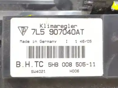 Автозапчастина б/у клімат-контроль для porsche cayenne (typ 9pa) 3.2 v6 cat посилання на oem iam 7l5907040at 5hb00850511  