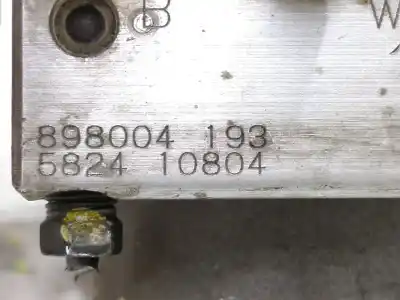 Second-hand car spare part abs for isuzu d-max i (tfr, tfs) 2.5 ditd 4x4 (tfs54) oem iam references gm64wdh58161  