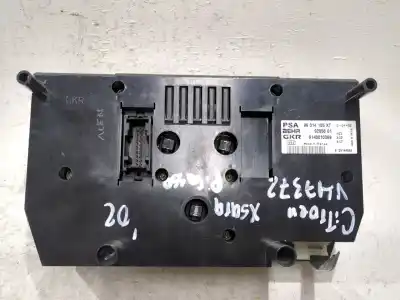 Peça sobressalente para automóvel em segunda mão comando de sofagem (chauffage / ar condicionado) por citroen xsara picasso (n68) 2.0 hdi referências oem iam 96314105xt  