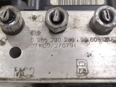 Peça sobressalente para automóvel em segunda mão abs por citroen c4 picasso i monospace (ud_) 1.6 hdi referências oem iam 9665106680 0265950962 0265230289  