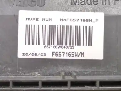 Автозапчасти б/у сопротивление нагреву за renault megane ii (bm0/1_, cm0/1_) 1.9 dci (bm0g cm0g) ссылки oem iam f657165wm  